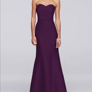 Plum Colored David’s Bridal Bridesmaid/Prom Dress